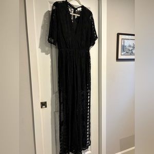 Socialite Lace Overlay Romper